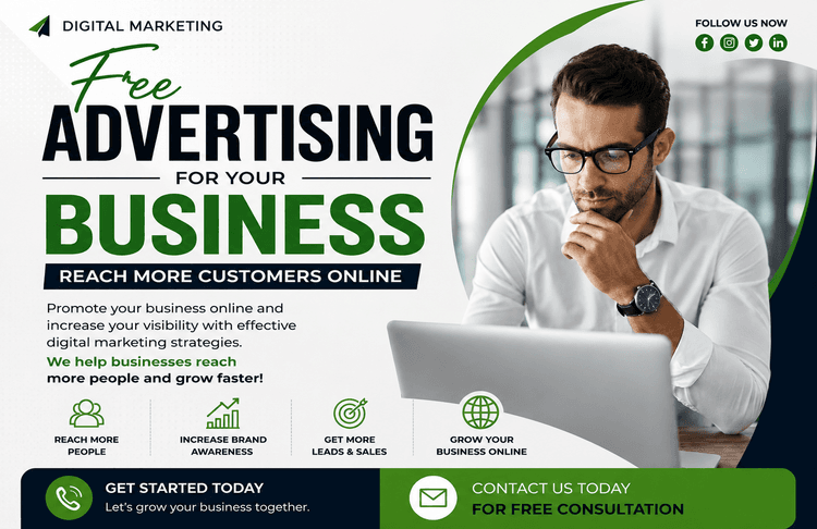 Free Advertising for Your Business Reach More Customers Online